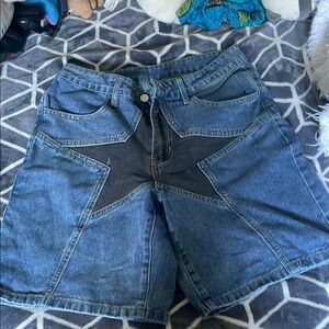 Jorts w star patch